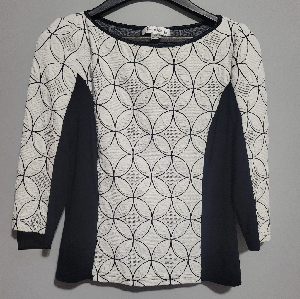 Joseph Ribkoff Quilted Colorblock Top